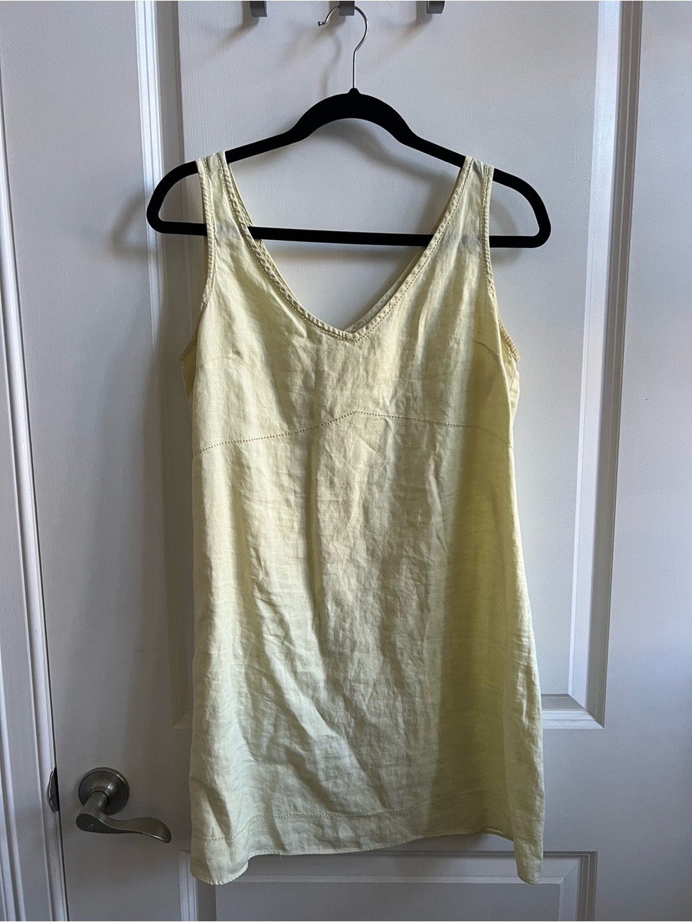 Vintage Express Linen Dress - light yellow